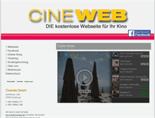 Tablet Screenshot of cineweb.de